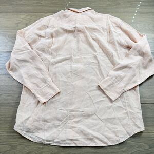 Tommy Bahama Shirt Men XL Linen Breathable Lightweight Summer Travel Beach Resor